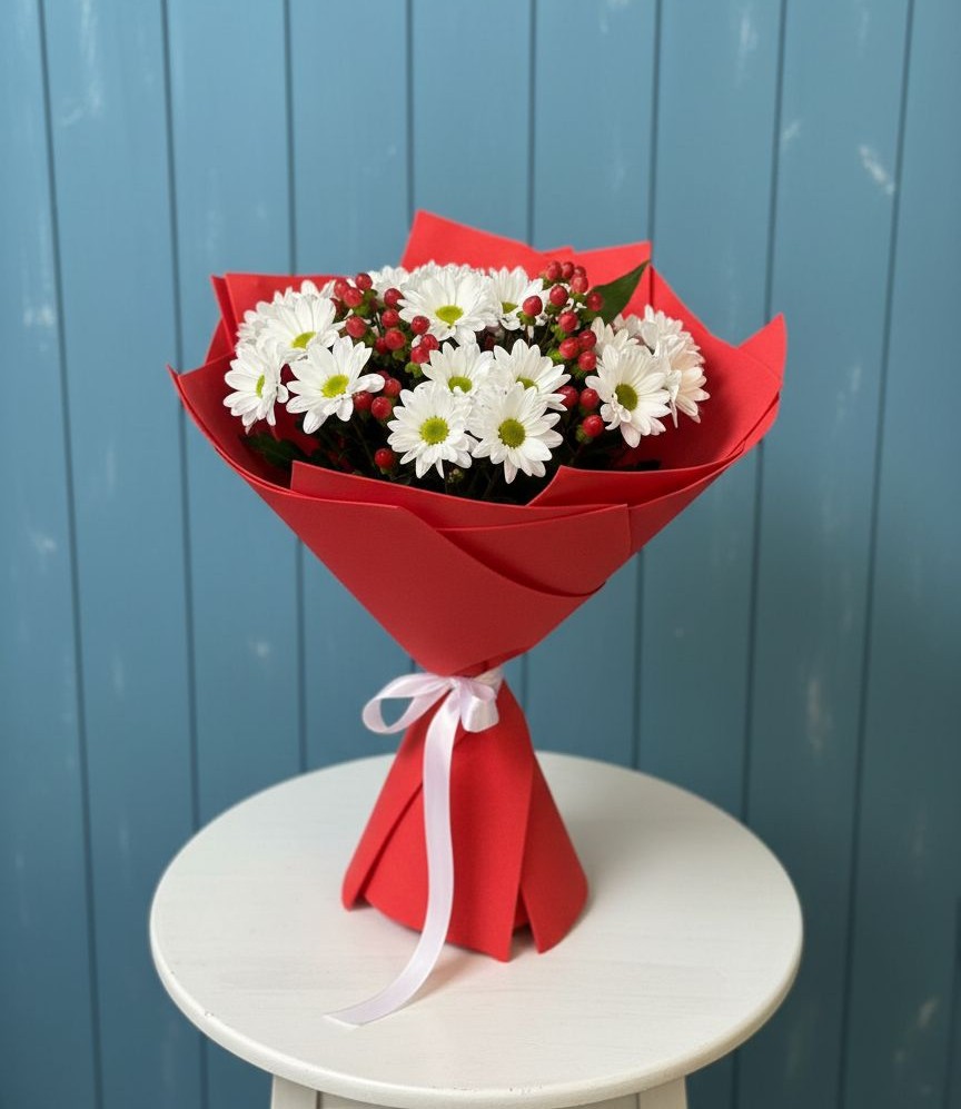 Букет цветов из: Хризантемы в Мордово