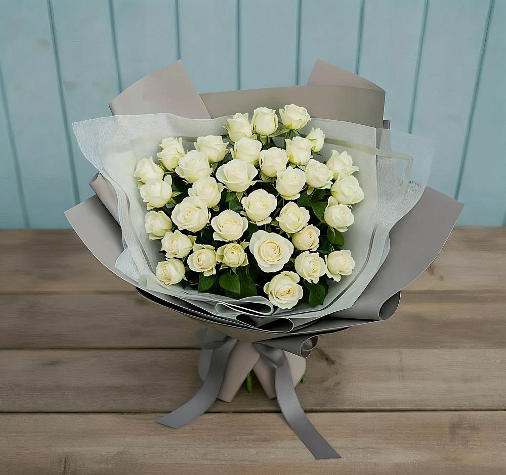 Букет Белоснежная нежность в Мордово