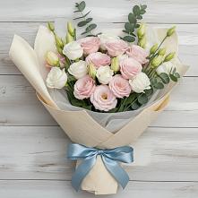 Букет цветов из:  Лизиантусы в Мордово