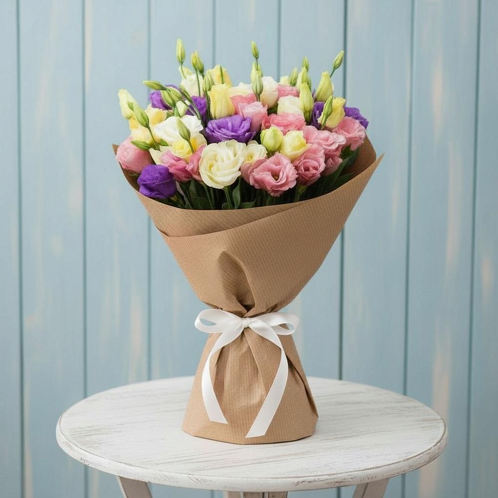 Букет цветов из: Лизиантусы в Мордово