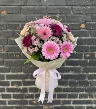 Букет цветов из:  Герберы и Хризантемы в Мордово