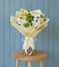 Букет цветов из:  Хризантемы и Розы в Мордово