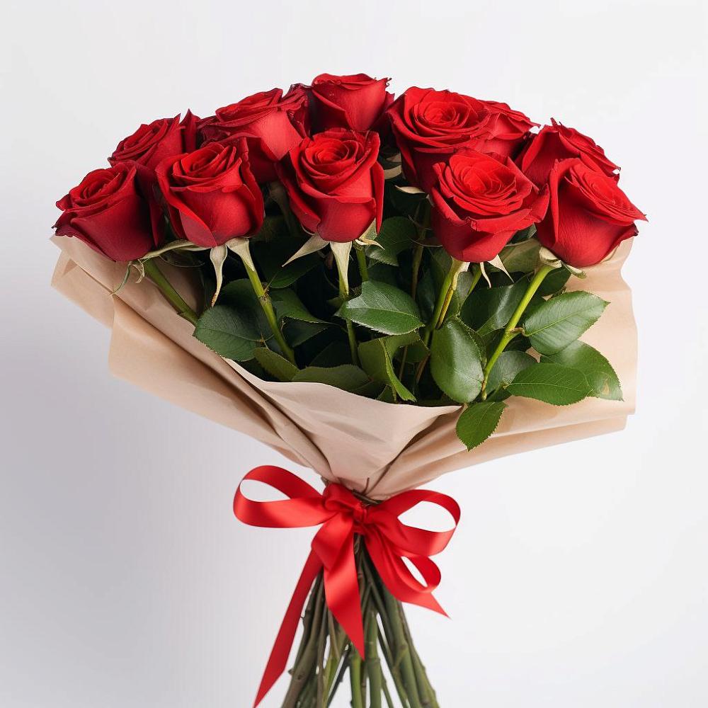 Букет 11 Красных роз Эдлесс Лав в Мордово