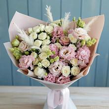 Букет цветов из:  Альстромерии и Розы в Мордово