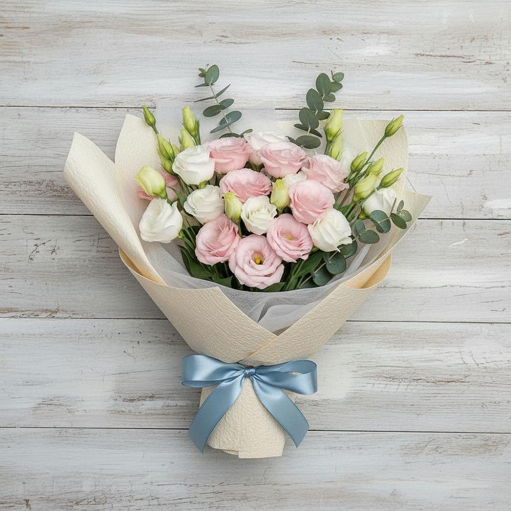 Букет цветов из: Лизиантусы в Мордово